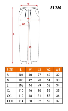 Pantaloni de trening COMFORT, gri melanj [8]