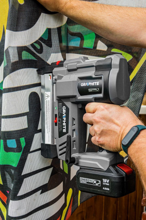 Pistol cuie si capse Energy+ 18V, Li-Ion (fara acumulator inclus) 58G081 GRAPHITE [3]