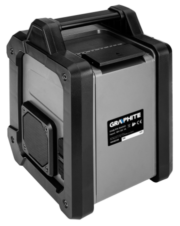 Radio pentru construcții Graphite Energy+ 18V fără fir, fără baterie 58GE128 GRAPHITE [2]