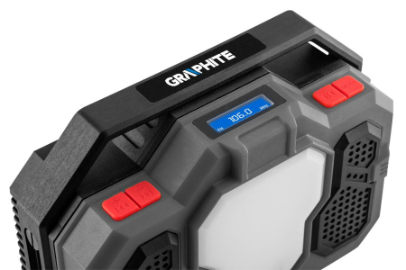 Radio si lampa Energy+ 18V, Li-lon (fara acumulator inclus) 58GE104 GRAPHITE [7]