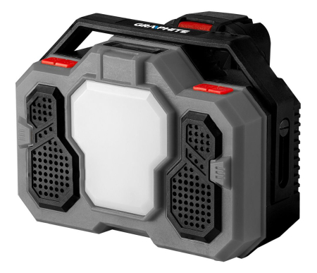 Radio si lampa Energy+ 18V, Li-lon (fara acumulator inclus) 58GE104 GRAPHITE [3]