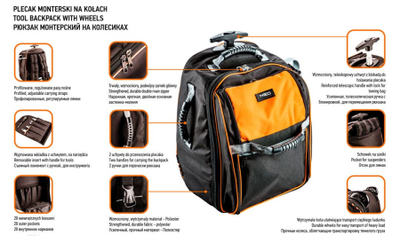 Rucsac pentru scule, cu roti 84-303 NEO [1]