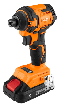 Energy + - Șurubelniță cu impact fără perii 18V, 300Nm, hex ¼”, compactă, Energy+, fără acumulator 04-612 NEO