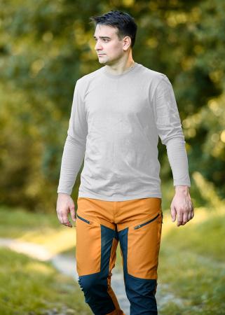 Tricou cu maneca lunga, gri [1]