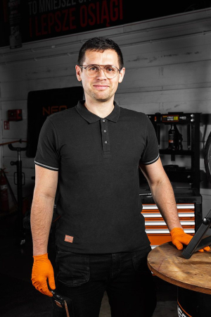 Tricou polo DENIM, negru [5]