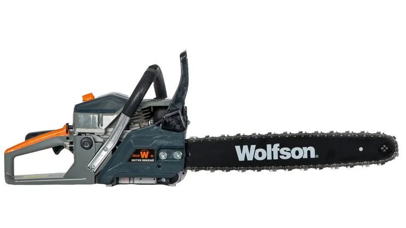 Drujbă Profesională Wolfson STX-620, 58CC, 3.5CP, 2 Lame 45cm și 2 Lanțuri Incluse [2]