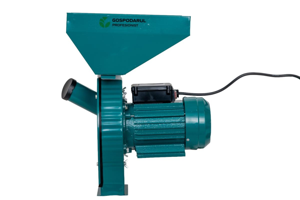 Moară Electrică Gospodarul Profesionist GP-2, 3900W, 320Kg/h, Pentru Cereale și Știuleți de Porumb, 4 Site Incluse [2]