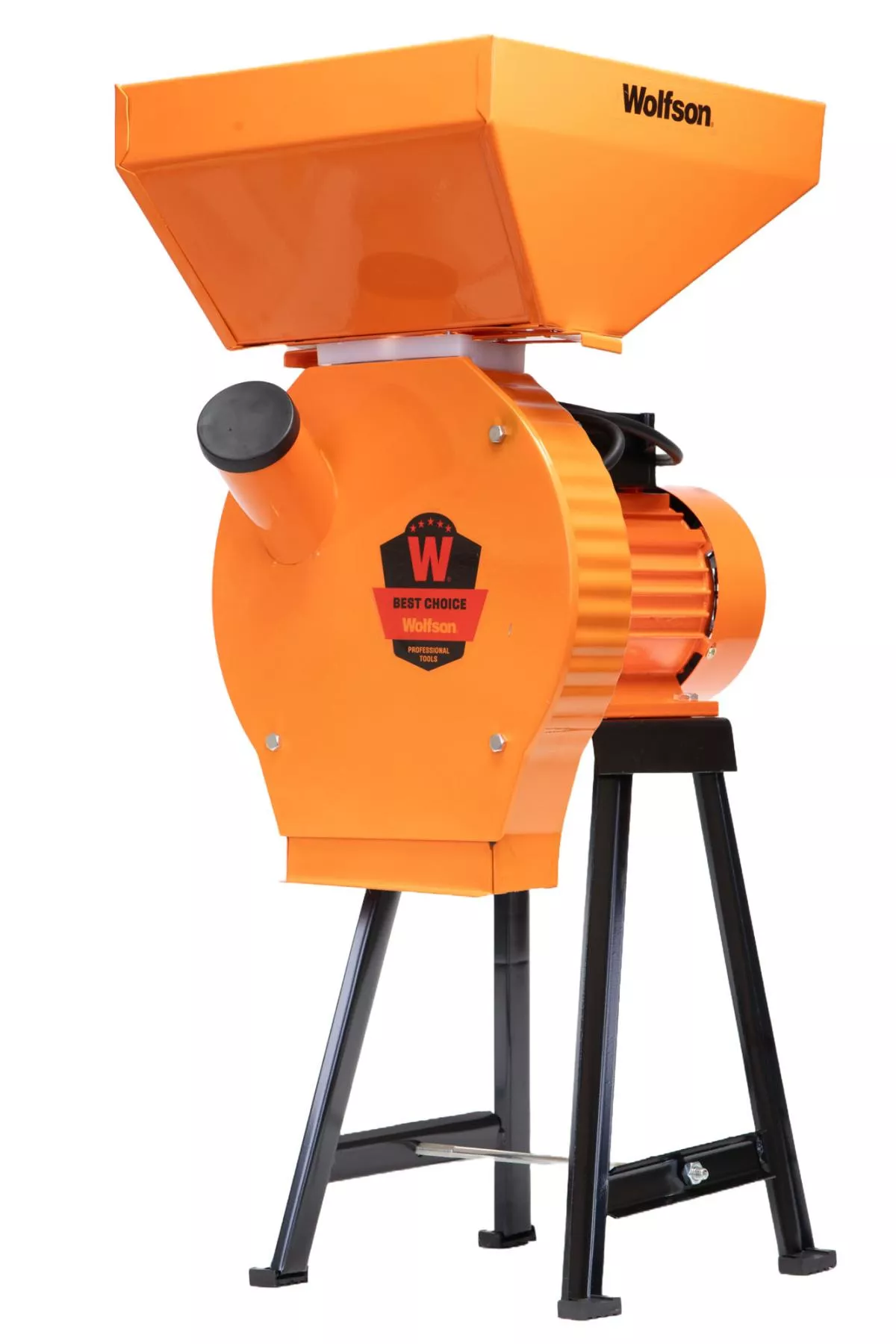 Moară Electrică Wolfson MCR-1S, 2700W, 200Kg/h, cu Suport Metalic, Pentru Cereale și Știuleți de Porumb, 20 Ciocănele, 4 Site Incluse [5]