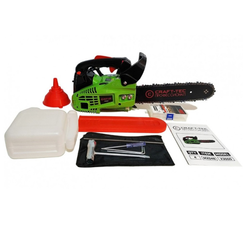 Drujbe pe Benzina - Drujbă de Construcții Craft-Tec X3000, 1.8CP, Lamă 30cm, Ultra Ușoară, Ideală pentru Acoperișuri și Dulgherie