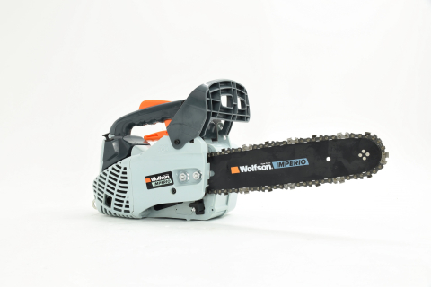 Drujbă de Construcții Wolfson Imperio DAX2500, 25CC, 1.3CP, Lamă 30cm, Ultra Ușoară, O Singură Mână [4]