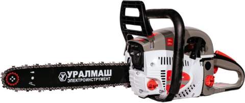 Drujbe pe Benzina - Drujbă pe Benzină UralMas, 3.5CP, 58CC, Lamă 40cm, 2 Lame + 2 Lanțuri, Sistem Anti-Vibrații