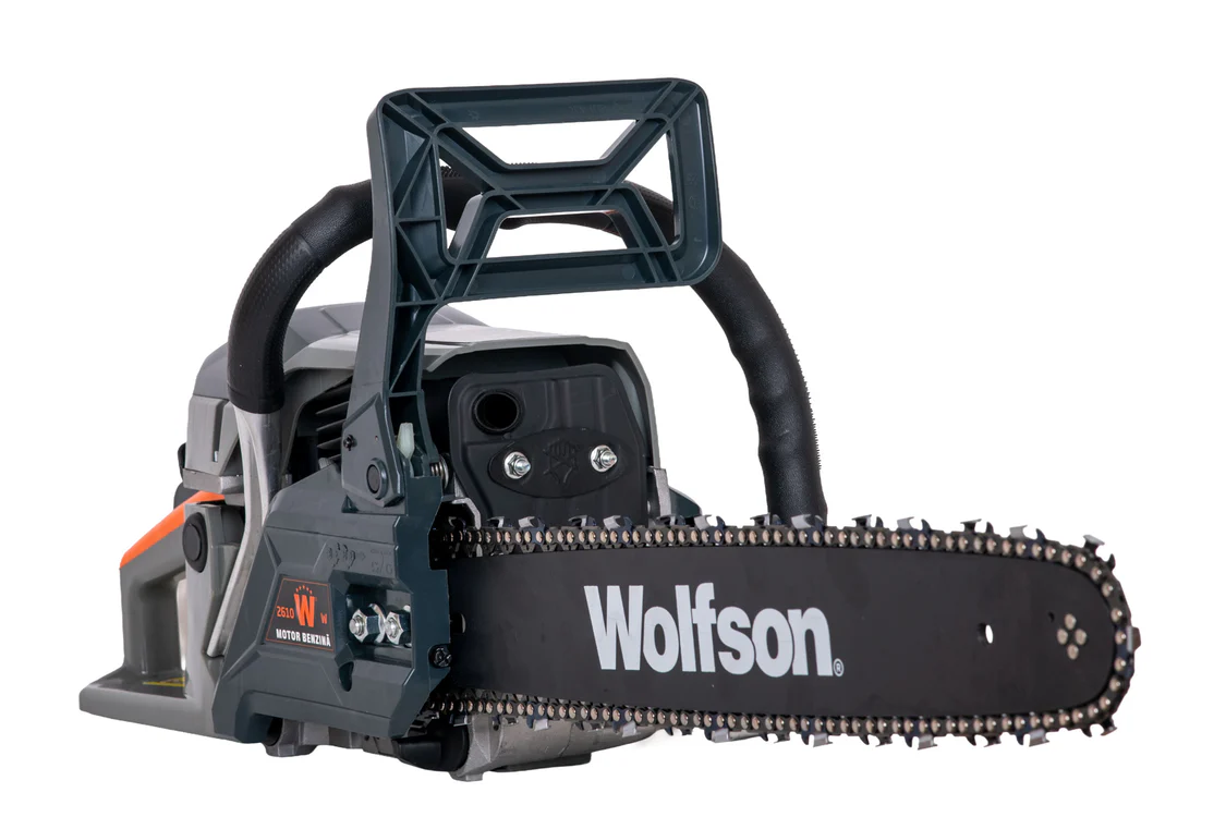 Drujbă Profesională Wolfson STX-620, 58CC, 3.5CP, 2 Lame 45cm și 2 Lanțuri Incluse [2]
