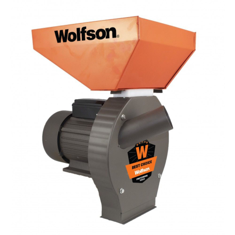 Moară Electrică Wolfson MCR-1, 2700W, 200Kg/h, Pentru Cereale și Știuleți de Porumb, 20 Ciocănele, 4 Site Incluse [1]
