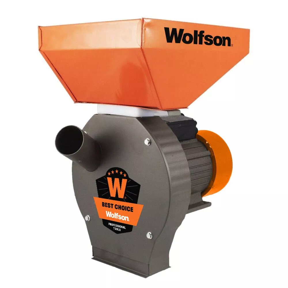 Moară Electrică Wolfson MCR-1, 2700W, 200Kg/h, Pentru Cereale și Știuleți de Porumb, 20 Ciocănele, 4 Site Incluse [4]