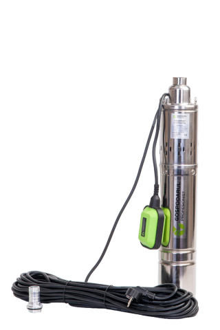 Pompe Submersibile - Pompa Submersibilă pentru Apă Curată Gospodarul Profesionist 4QGD-1100-F PMP1004.1, 1100W, cu Șnec și Flotor, 105m Refulare, 1980L/h