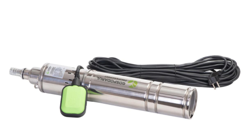 Pompa Submersibilă pentru Apă Curată Gospodarul Profesionist 4QGD-1100-F PMP1004.1, 1100W, cu Șnec și Flotor, 105m Refulare, 1980L/h [1]