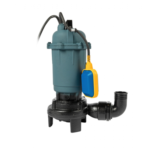 Pompe de Apă, Motopompe, Hidrofoare și Pompe de Stropit - Pompa Submersibilă pentru Apă Murdară Craft-Tec Aqua, 3300W, cu Tocător, Cuțit și Plutitor, 25000L/h, Refulare 20m, Fontă, Racord 2"