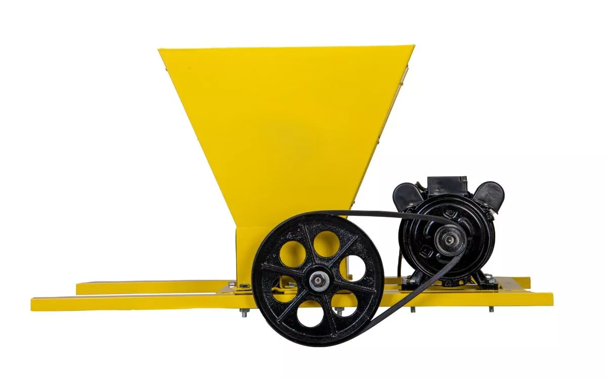 Zdrobitor Electric pentru Struguri Gospodarul Profesionist, 750W, 500Kg/h, Cuvă Mare, Role Alimentare [4]