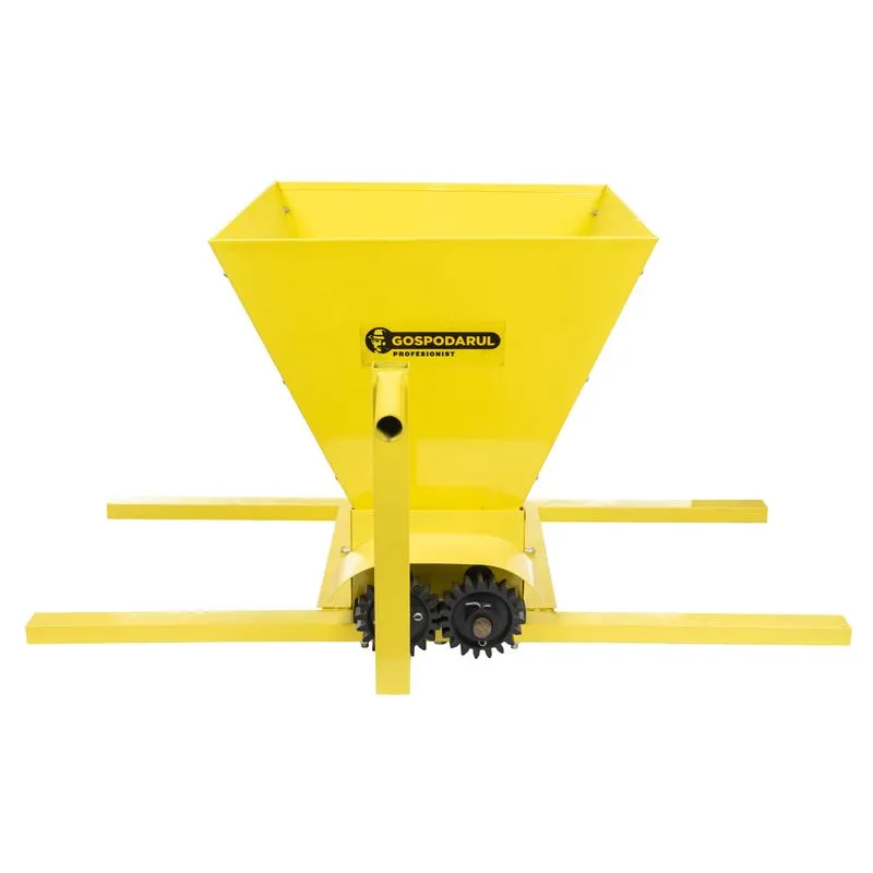 Zdrobitor Manual pentru Struguri Gospodarul Profesionist PMP0044.3, Cuvă 20L, 350-500Kg/h, Role din Poliamidă Alimentară [1]