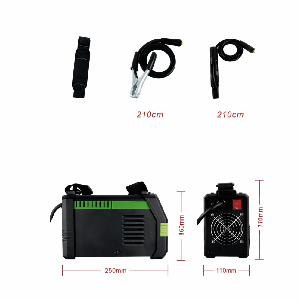Aparat sudura 330A MMA, invertor sudura cu electrozi, protectie termica si reglaj curent (WM330MMA) [5]