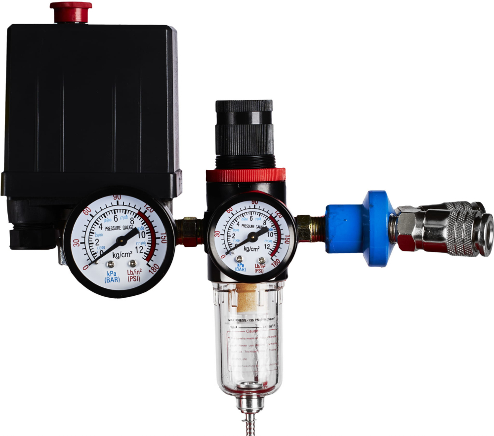 Compresor aer cu ulei 100L 2 pistoane 3 kW 530 l/min 8 bari pentru scule pneumatice (ACV100) [4]
