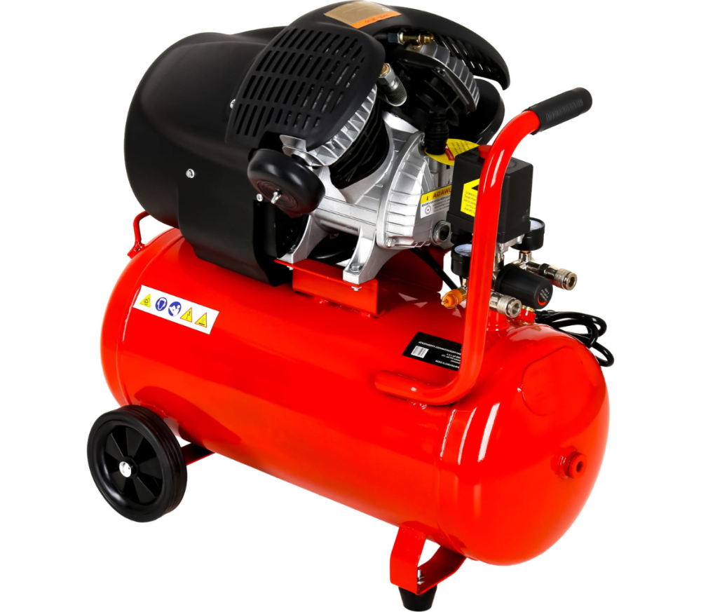 Compresor aer cu ulei 50L 3 kW 2 pistoane 530 l/min 8 bari pentru scule pneumatice (ACV50) [7]