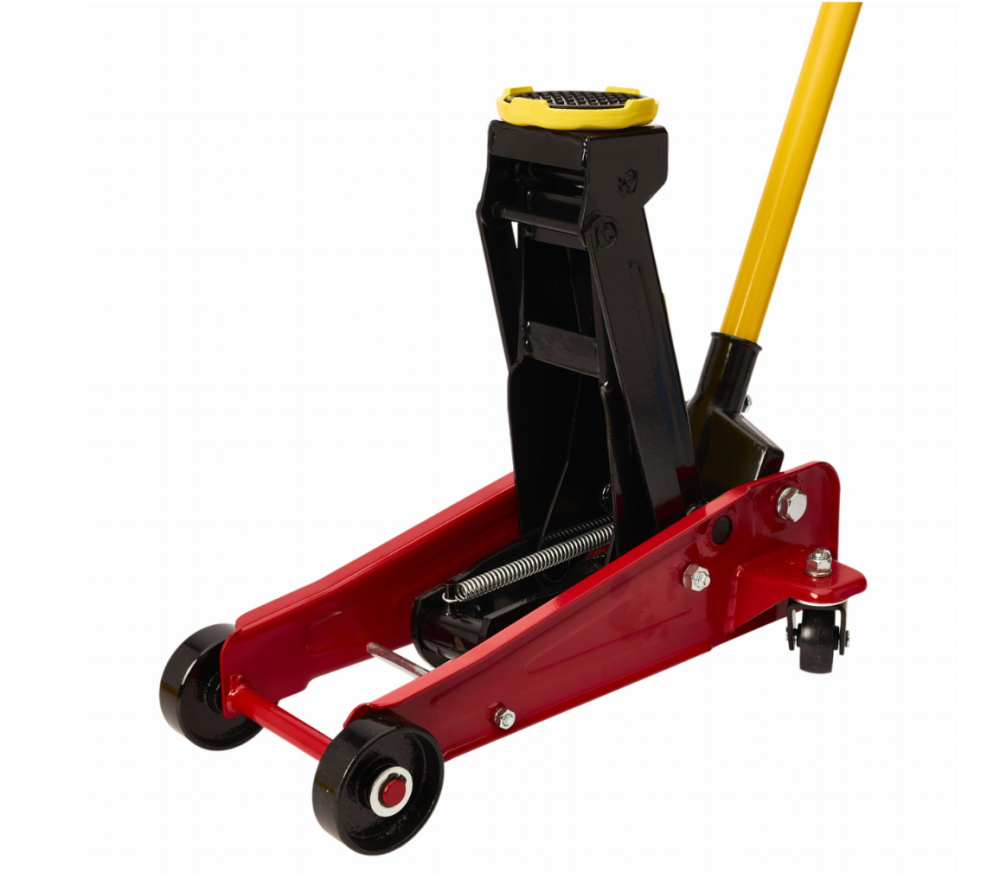 Cric hidraulic crocodil profil jos 3T 140-460 mm cu roti pentru auto (HJ3000) [3]