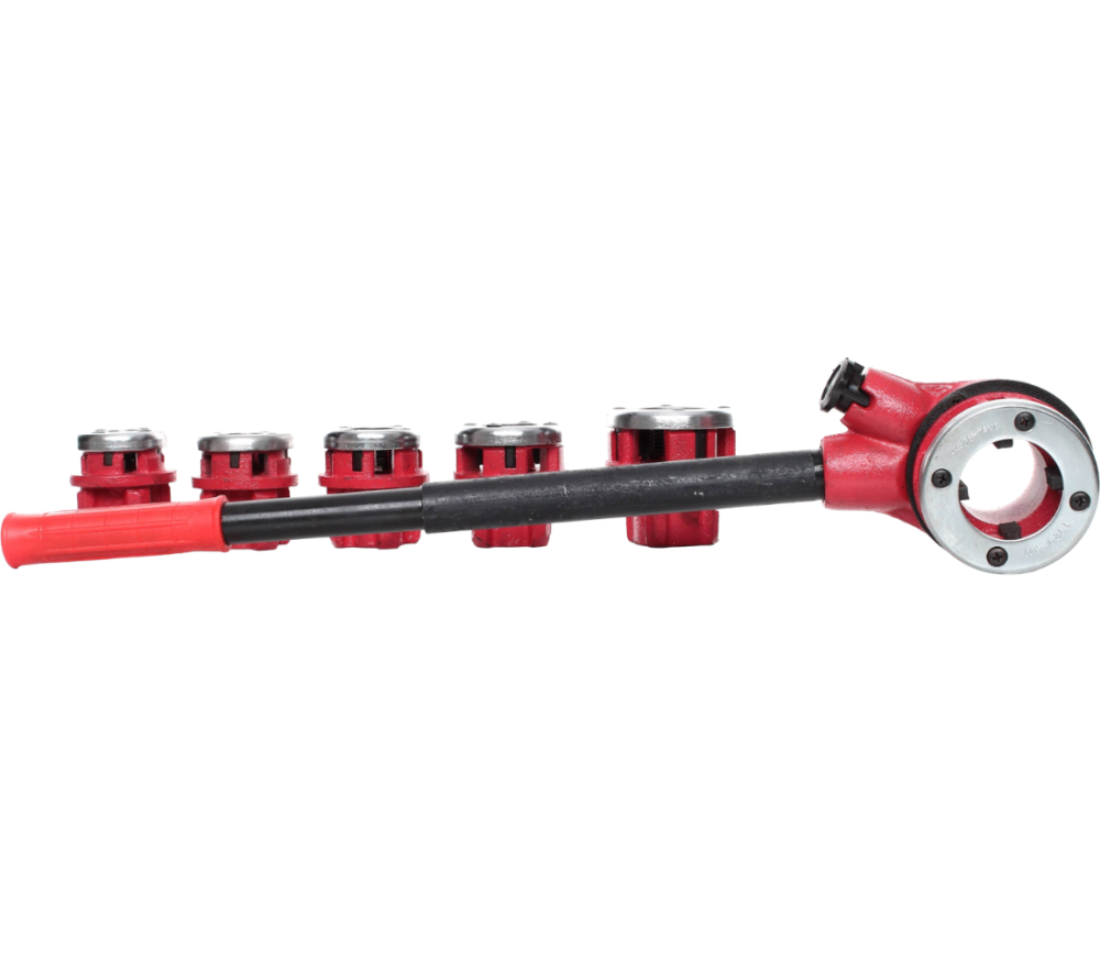 Dispozitiv manual de filetat tevi 1/4-1 1/4 inch cu 6 filiere si valiza transport (DFT6) [3]