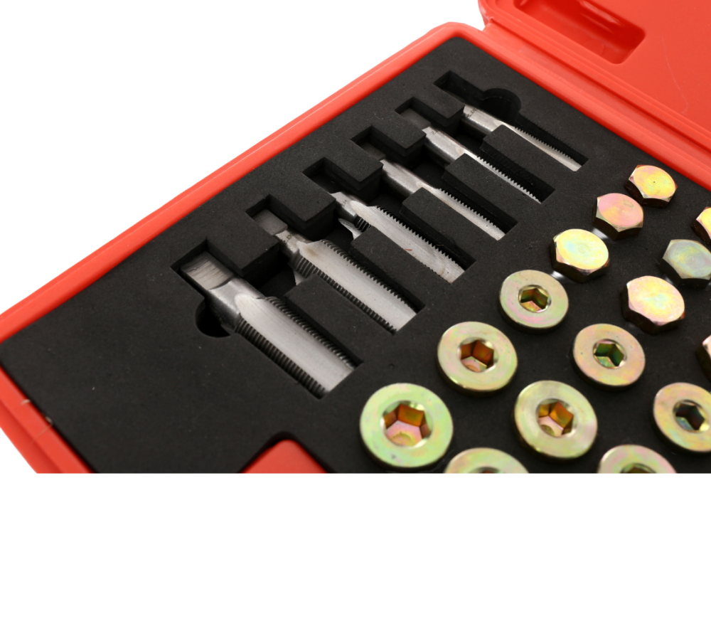 Kit reparatie filet buson baie ulei 114 piese cu tarozi si dopuri M13-M22 (KRF114) [3]