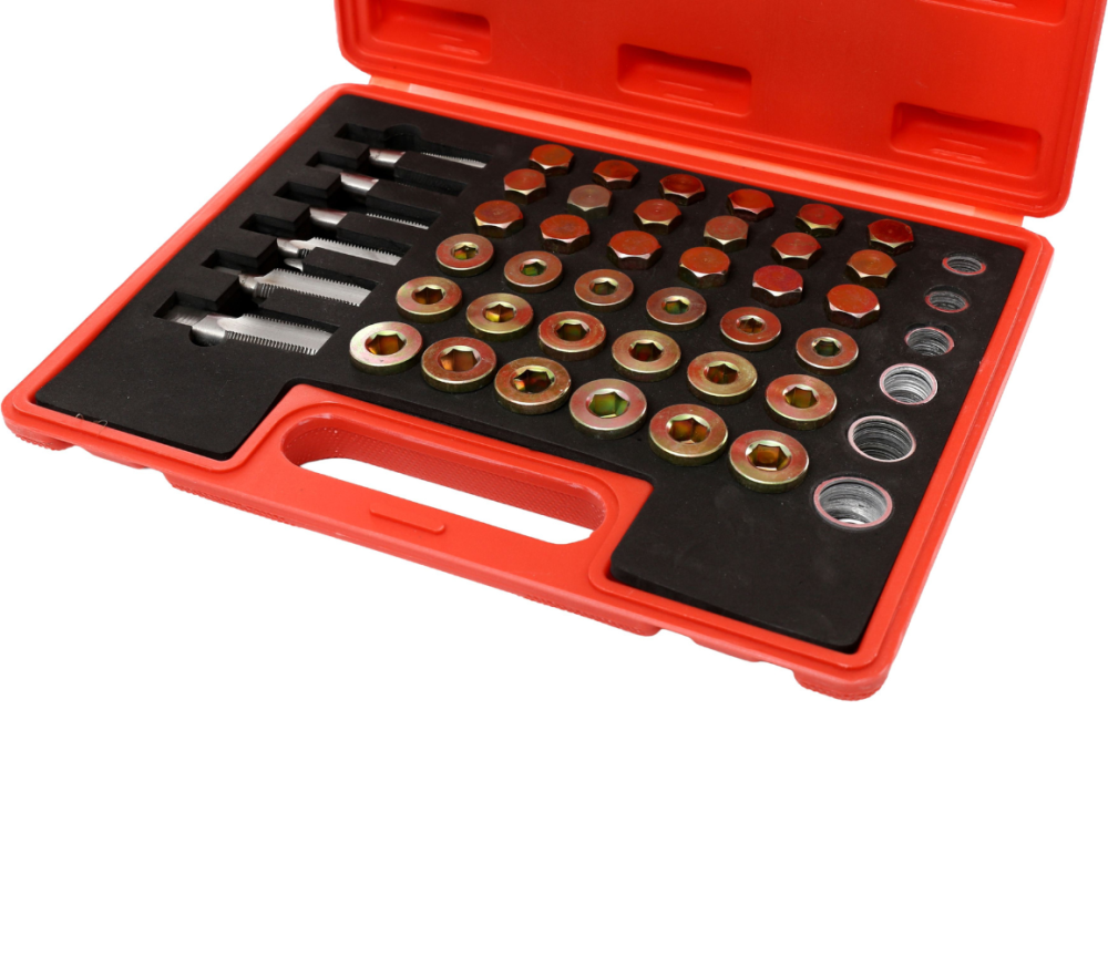 Kit reparatie filet buson baie ulei 114 piese cu tarozi si dopuri M13-M22 (KRF114) [2]