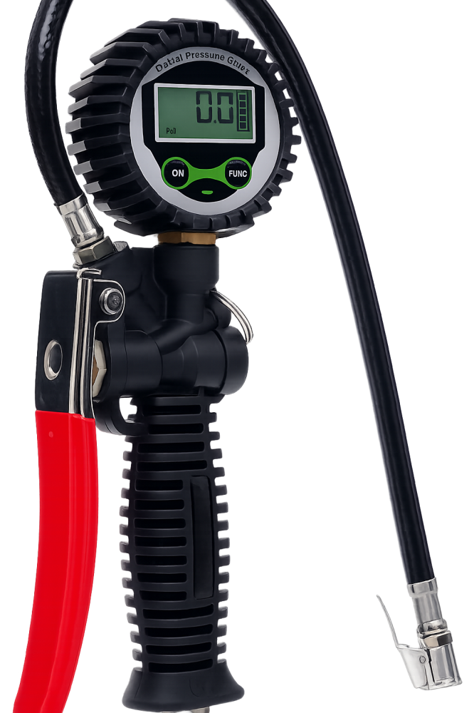 Pistol pneumatic umflat anvelope cu manometru LCD 12 bar (PUAL12) [2]