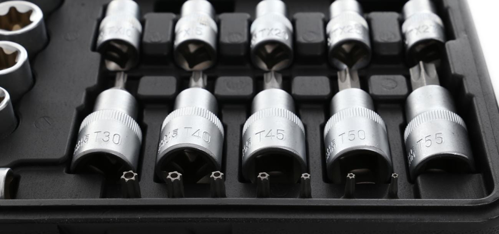 Set biti si chei tubulare Torx 30 piese E4-E20 si T8-T55 cu valiza transport (SBT30) [3]