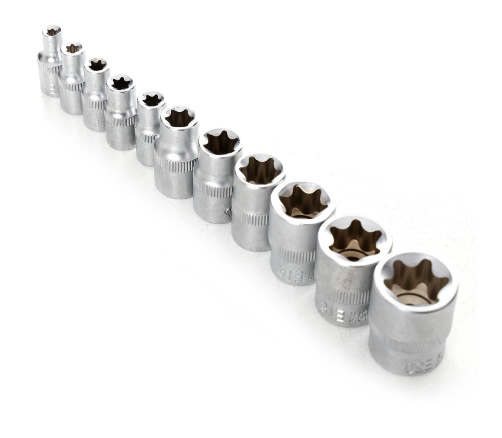 Set biti si chei tubulare Torx 30 piese E4-E20 si T8-T55 cu valiza transport (SBT30) [6]