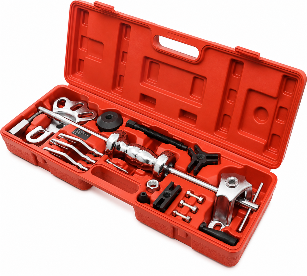 Set extractor rulmenti interni si exteriori cu ciocan culisant 13 piese (SERIEC13) [2]