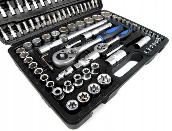 Trusa scule 108 piese, set complet chei tubulare si accesorii pentru uz auto si mecanic (WS108) [3]