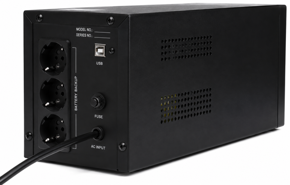 UPS sursa de alimentare neintreruptibila 2000VA 1200W cu afisaj LCD AVR (UPS2000LCD) [3]