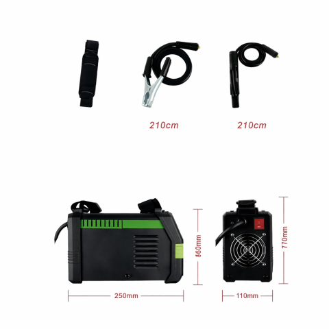 Aparat sudura 330A MMA, invertor sudura cu electrozi, protectie termica si reglaj curent (WM330MMA) [4]