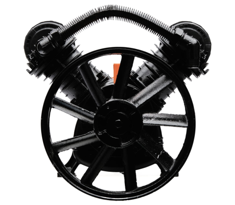 Compresor aer 2 pistoane 4 kW 600 l/min 8 bari cilindri fonta pentru rezervor 150-200 l (CHV2090) [4]
