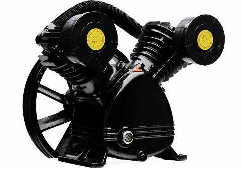 Produse - Compresor aer 2 pistoane 4 kW 600 l/min 8 bari cilindri fonta pentru rezervor 150-200 l (CHV2090)
