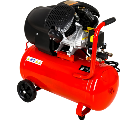 Compresor aer cu ulei 50L 3 kW 2 pistoane 530 l/min 8 bari pentru scule pneumatice (ACV50) [6]