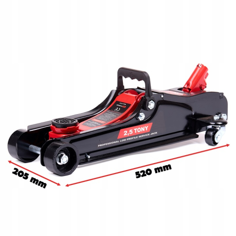 Cric hidraulic crocodil 2.5T, ridicare stabila pentru autovehicule usoare si medii (HJ25000) [4]
