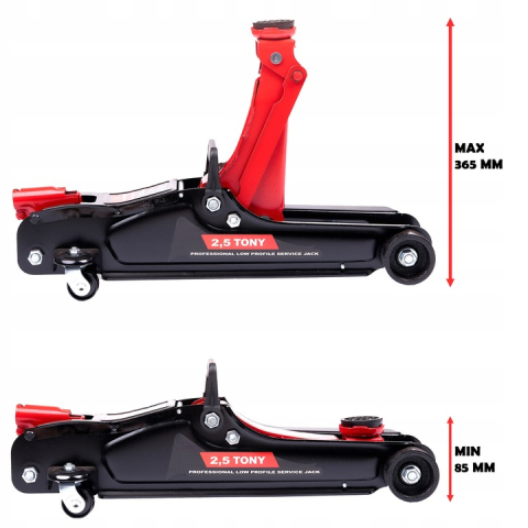 Cric hidraulic crocodil 2.5T, ridicare stabila pentru autovehicule usoare si medii (HJ25000) [3]