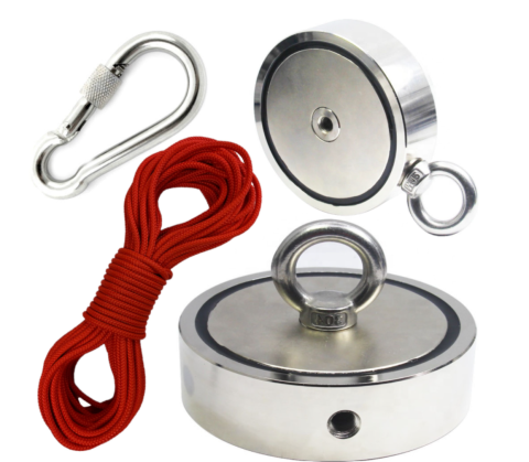 Produse - Magnet neodim pescuit 100 kg cu franghie 20 m (MN100KG)