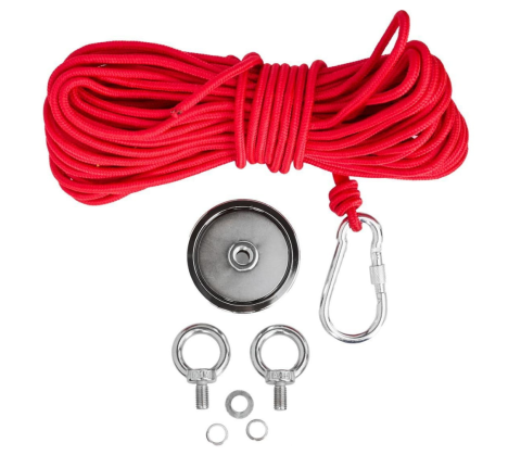 Produse - Magnet neodim pescuit 180 kg cu franghie 20 m (MN180KG)