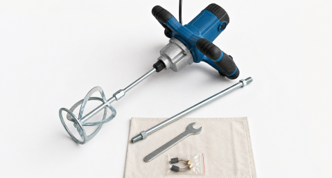Produse - Malaxor electric 2800W pentru mortar si adeziv, viteza reglabila, amestecator constructii (EM2800)