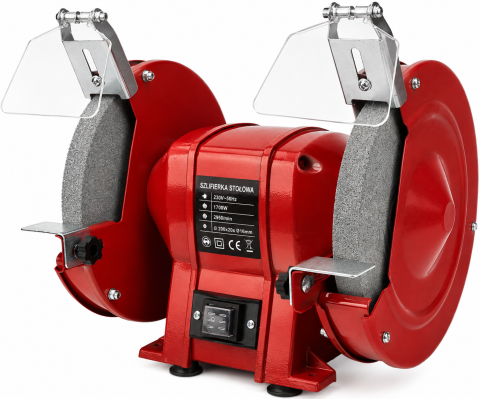 Produse - Polizor de banc electric 1700 W 200 mm cu doua discuri pentru ascutire si slefuire (PB1700)