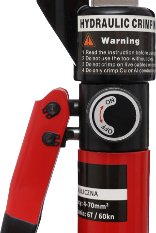 Presa hidraulica pentru sertizat 4-70mm 6T cu matrite pentru papuci si cabluri (PH70) [3]