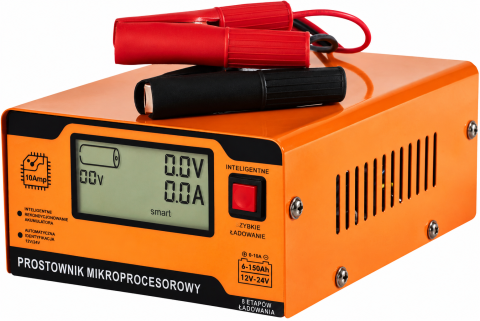 Produse - Redresor auto cu microprocesor 10A 12/24V (RA10P)