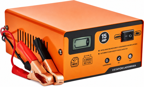 Produse - Redresor auto cu microprocesor 15A 6/12V (RA15)