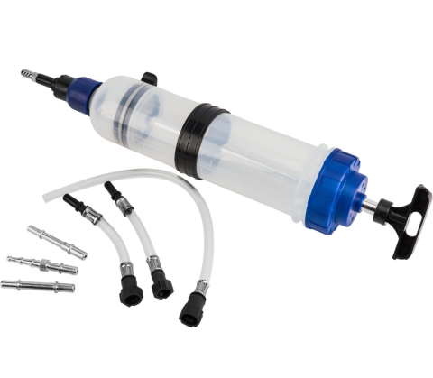 Produse - Seringa manuala pentru aspirare si transfer ulei 1500ml cu furtun si scala gradata (SAU1500)